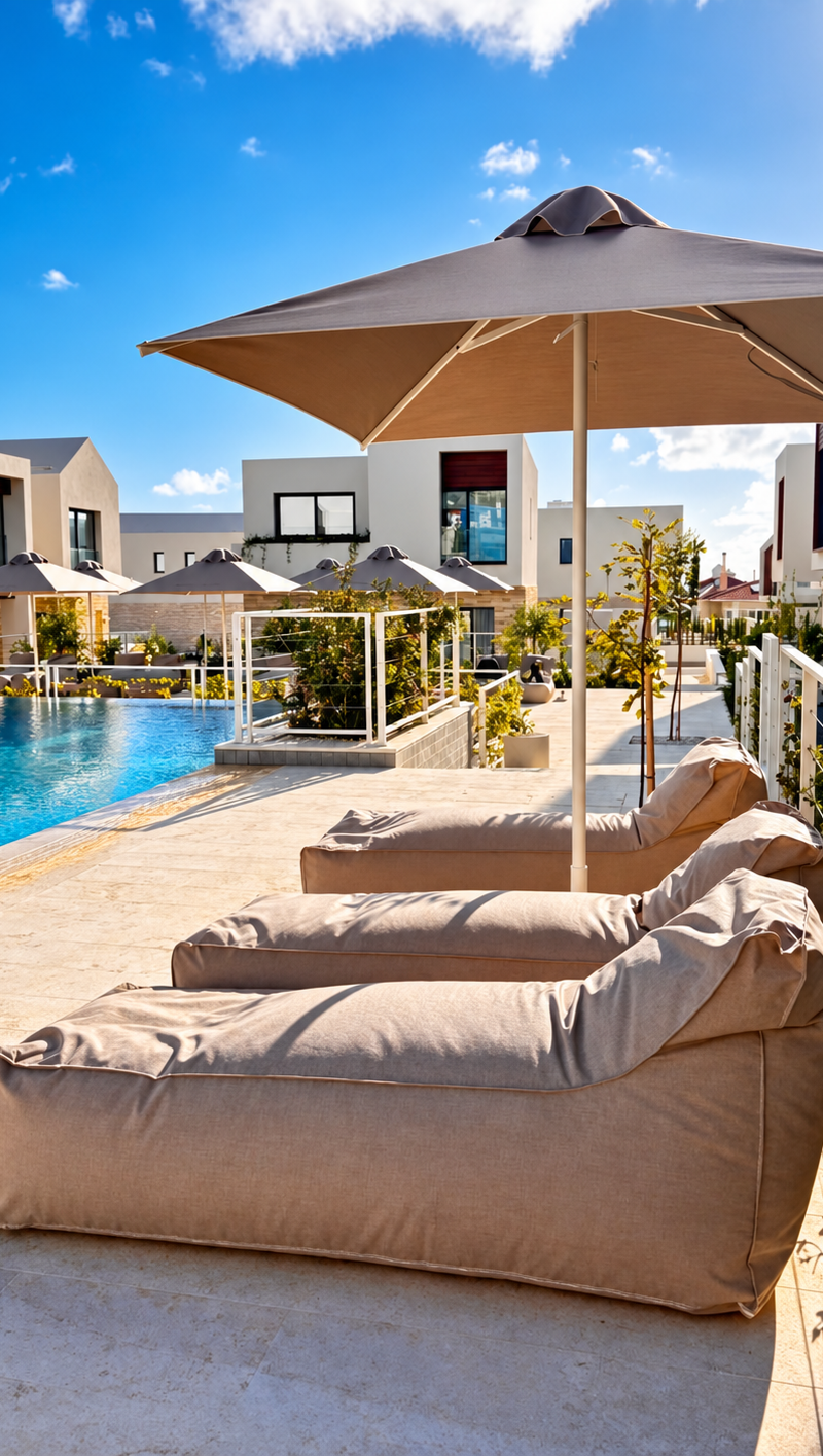 Modern 3-Bedroom Villa with private Garden & communal Pool in Emba, Paphos - photo 1